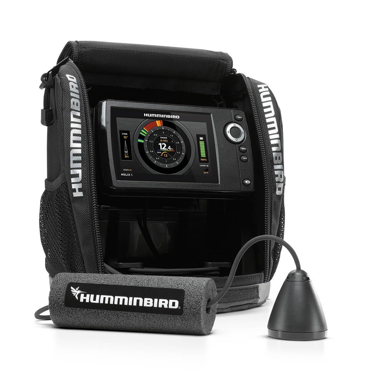 Humminbird ICE Helix 5 G3 Fish Finder with Transducer, Dual Spectrum Chirp Sonar - Image 5